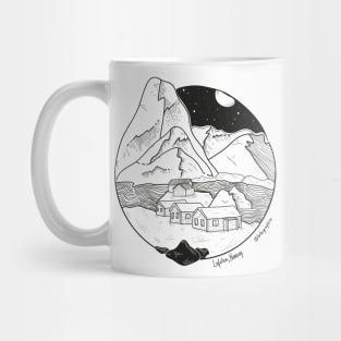 Norway Lofoten Islands Landscape Mug